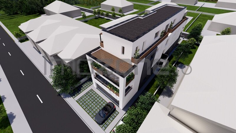 Cartierul Militari, 4 camere cu terasa de 22 mp, 3 bai, etaj 1/3, finisat modern, comision 0%.