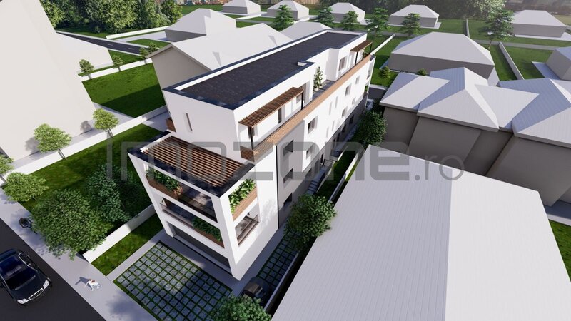 Cartierul Militari, 4 camere cu terasa de 22 mp, 3 bai, etaj 1/3, finisat modern, comision 0%.