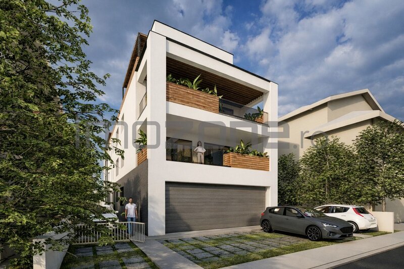 Cartierul Militari, 4 camere cu terasa de 22 mp, 3 bai, etaj 1/3, finisat modern, comision 0%.